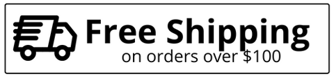 Free Shipping on orders over $100 Free Shipping on orders over $100