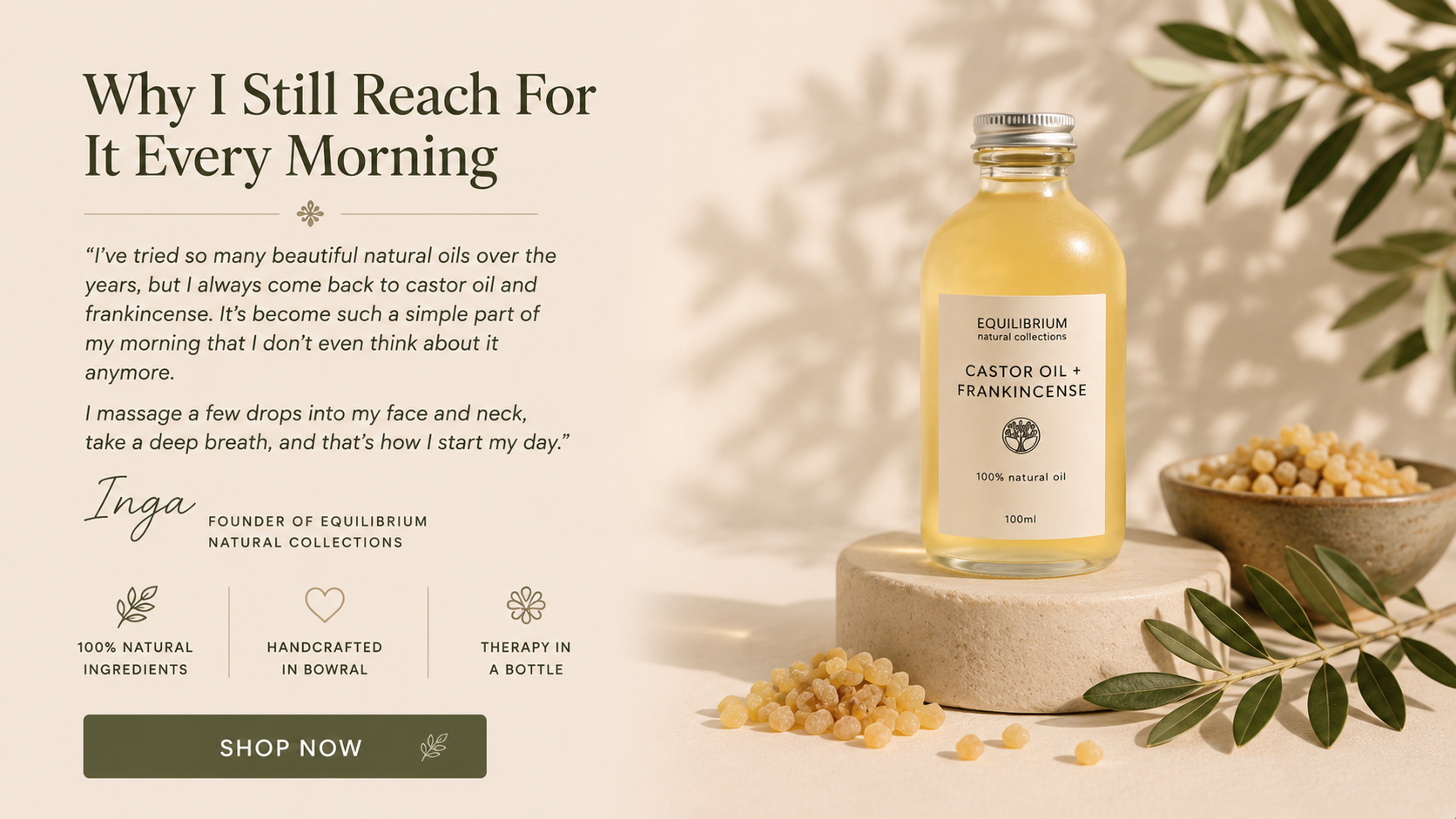 frankincense essential oil castor oil